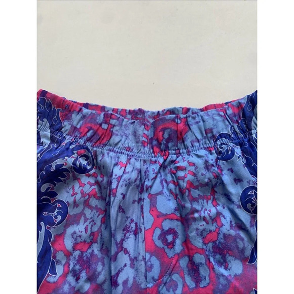 Versace Jeans Couture Men's Blue Twill Panel Printed Shorts IT 48 US 32 NWT - Picture 6 of 15